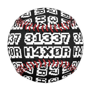 PELOTA DE BÉISBOL 31337 H4X0R