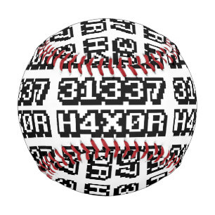 PELOTA DE BÉISBOL 31337 H4X0R