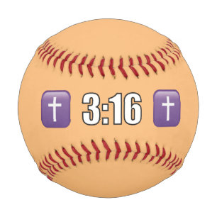 Pelota De Béisbol 3:16 Jesucristo