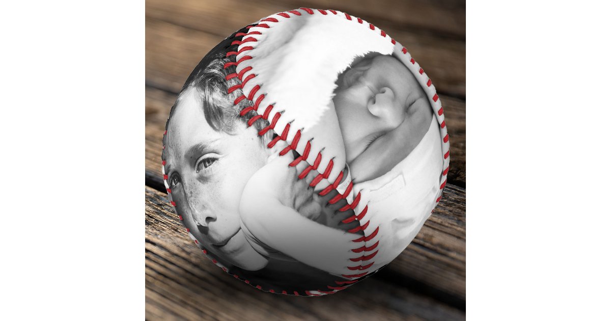 Pelota De Béisbol 4 Collage de fotos y fechas | Día del padre Keepsa ...