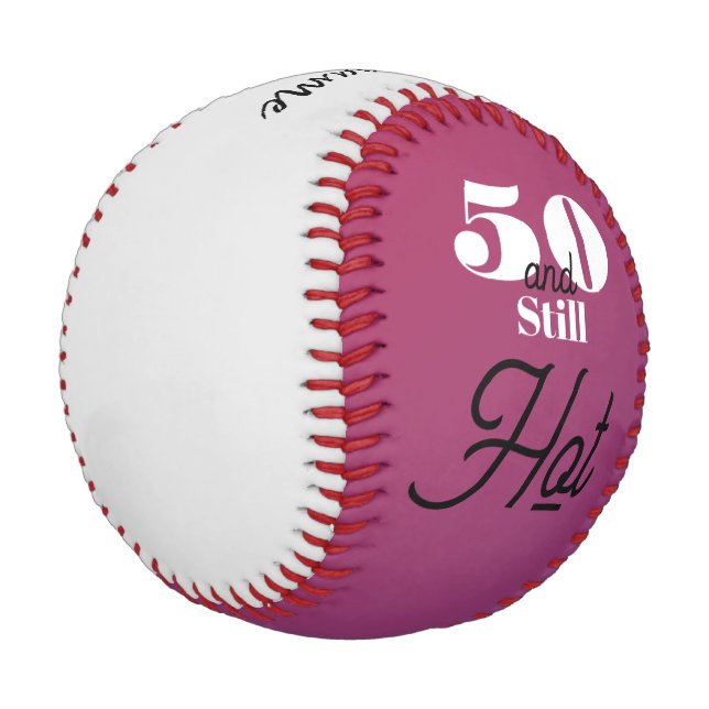 Pelota De Béisbol 5O y todavía caliente (Angular)