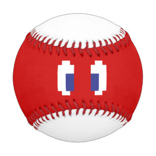 Pelota De Béisbol 8 bits Pixel Manga Eyes