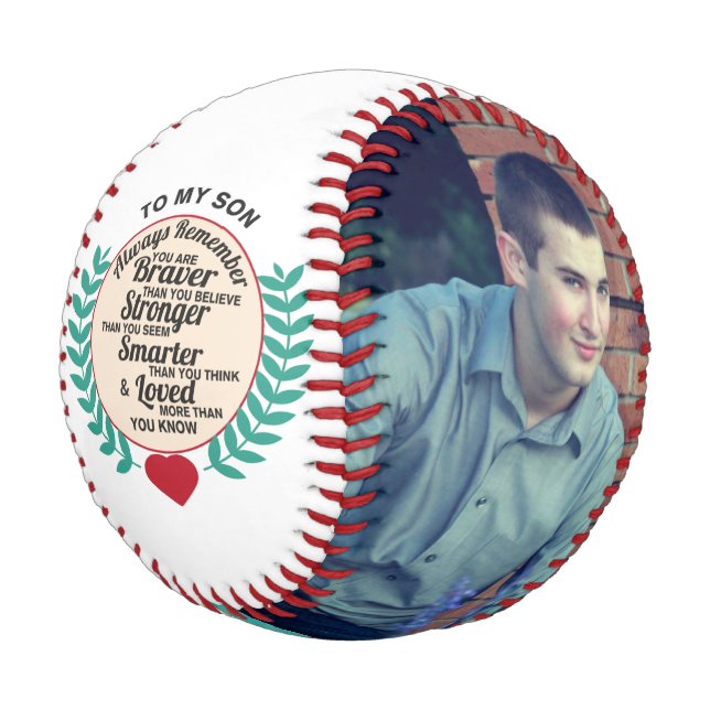 Pelota De Béisbol A mi hijo - Eres un VALOR de lo que piensas (Angular)