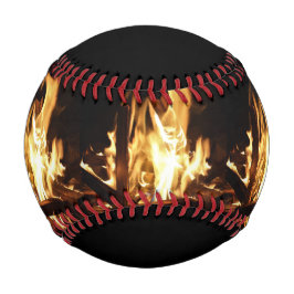Pelota De Béisbol A través de las llamas