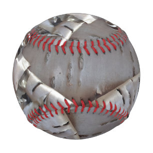 Pelota De Béisbol Abedul Rizado Corteza Árbol Rústico