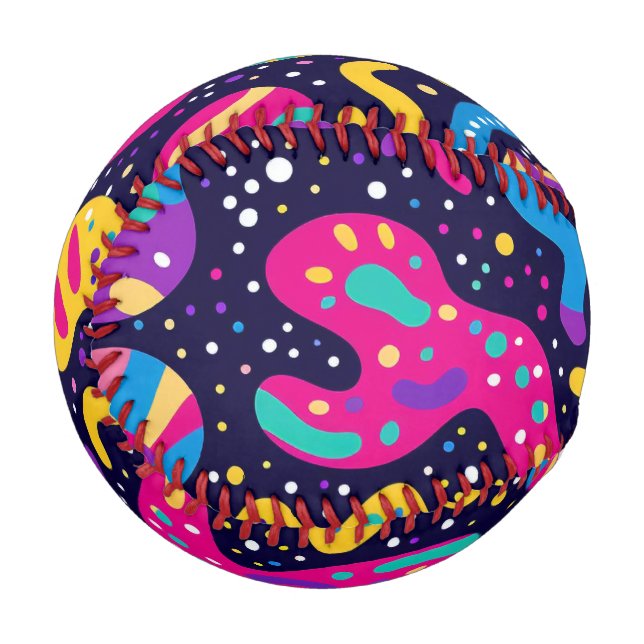 Pelota De Béisbol Abstracto (Reverso derecho)