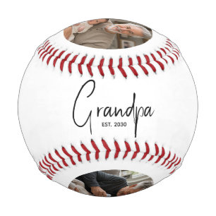 Pelota De Béisbol Abuelo Establecido 3 Foto Negra