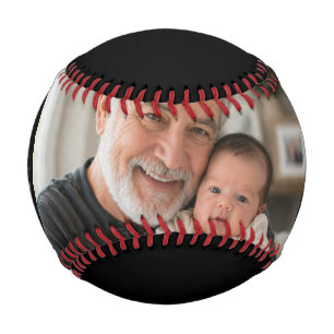 Pelota De Béisbol Abuelo Establecido 3 Foto Negra