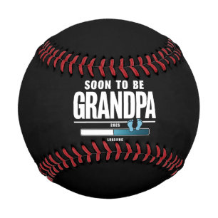 Pelota De Béisbol Abuelo Pronto Será Abuelo EST. 2025 Nuevo Abuelo