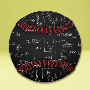 Pelota De Béisbol Académico de ecuaciones matemáticas escritas a man