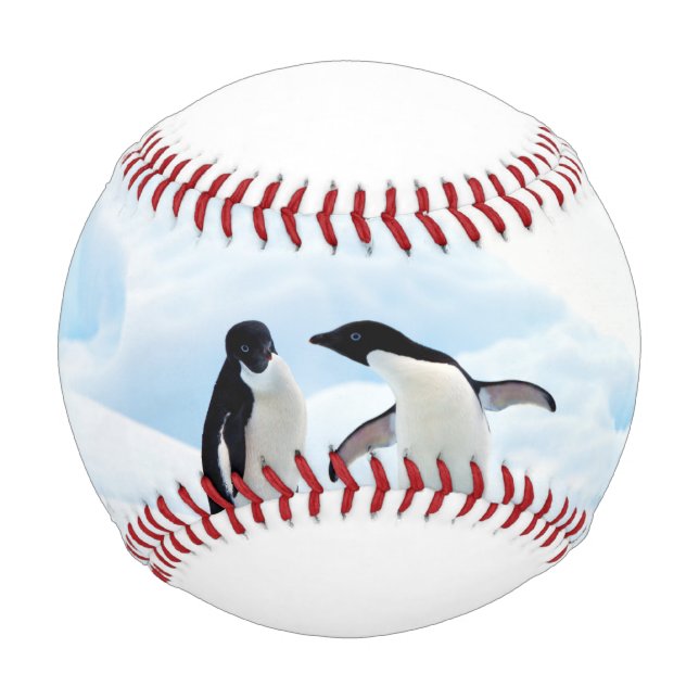 Pelota De Béisbol Adelie Penguins (Anverso)