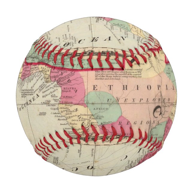 Pelota De Béisbol África 30 (Anverso)