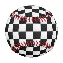 Pelota De Béisbol Ajedrez de Impresión de Piel de Cocodrilo en Blanc