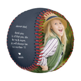 Pelota De Béisbol Al mejor papá que jamás serás siempre nuestro núme