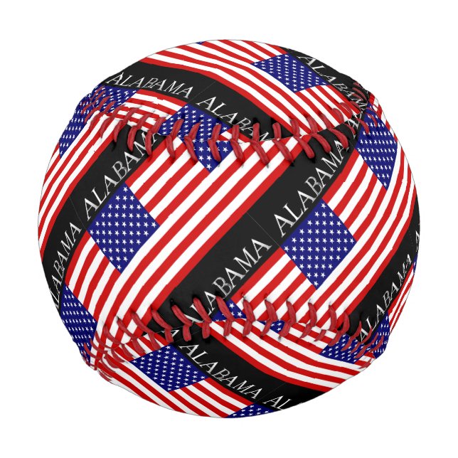 PELOTA DE BÉISBOL ALABAMA (Anverso)