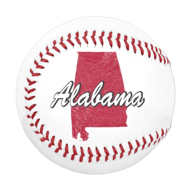 Pelota De Béisbol Alabama (Anverso izquierdo)