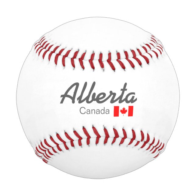 Pelota De Béisbol Alberta (Canadá) Béisbol (Anverso)
