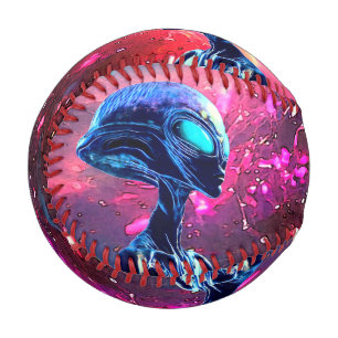 Pelota De Béisbol Alien Wisdom Psychedelic Scifi Art