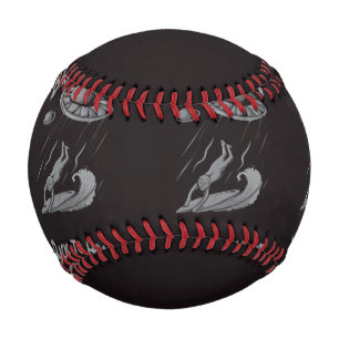 Pelota De Béisbol alienígena ufo navegando en ilustracion con vuelta