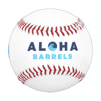Pelota De Béisbol Aloha Barrels 2 Color Circular Logo