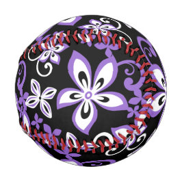 PELOTA DE BÉISBOL ALOHA HAWAII (NEGRO/PURPLE)