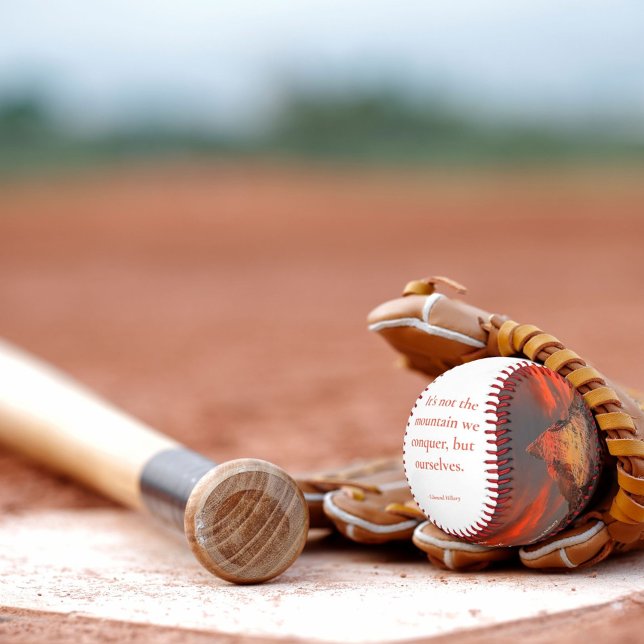 Pelota De Béisbol Amanecer del Naranja del Monte Everest (Subido por el creador)