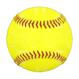 Pelota De Béisbol Amarillo Brillante