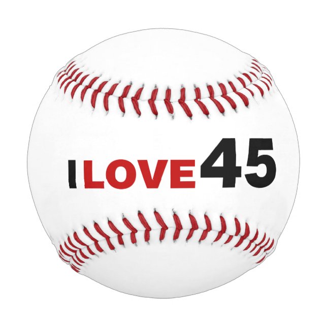 Pelota De Béisbol Amo 45 (Anverso)