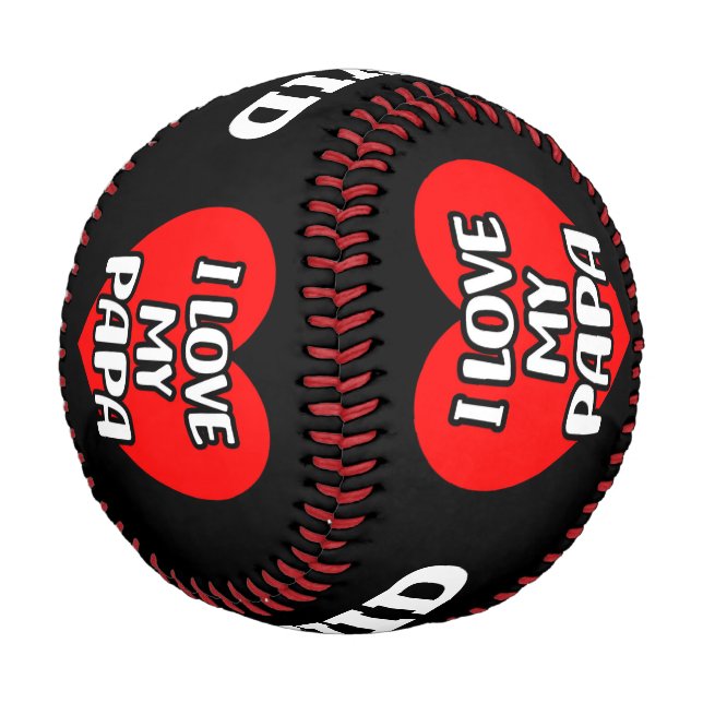 Pelota De Béisbol Amo a mi papá (Angular)