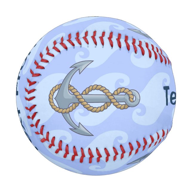 Pelota De Béisbol Ancla con Rope (Reverso derecho)