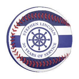 Pelota De Béisbol Años de Servicio de la Rueda de Capitanes Jubilaci