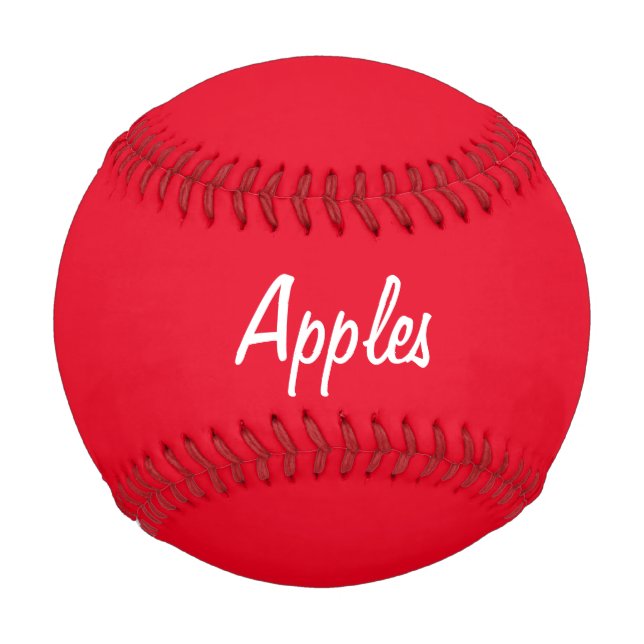Pelota De Béisbol Apples Béisbol (Anverso)