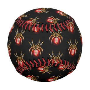 Pelota De Béisbol Araña de vapor sobre negro