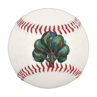 Pelota De Béisbol Árbol abstracto arte juguetón