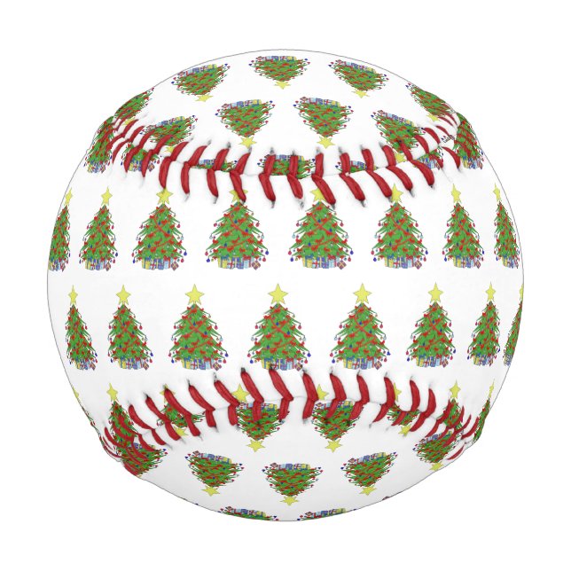 Pelota De Béisbol árbol de Navidad (Anverso)