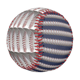 Pelota De Béisbol Arte gráfico rojo blanco y azul