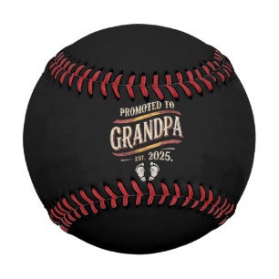 Pelota De Béisbol Ascendido a Abuelo 2025 Abuelo está 2025 