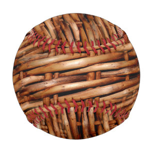 Pelota De Béisbol Aspecto de la cesta de mimbre robusto