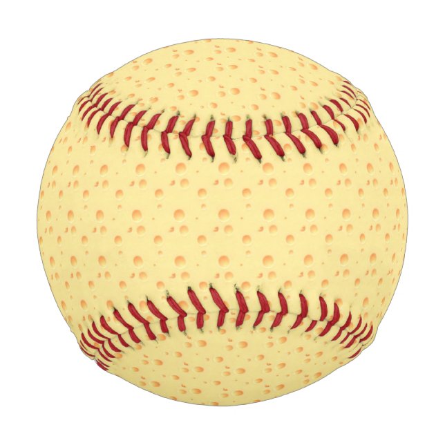 Pelota De Béisbol Aspecto de queso amarillo (Anverso)