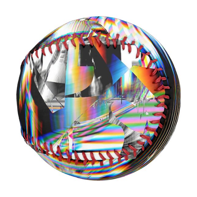 Pelota De Béisbol Ataque con arco iris (Reverso Izquierdo)