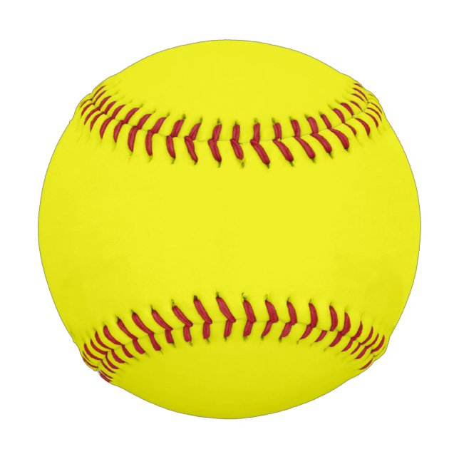 Pelota De Béisbol Aureolina (color sólido) (Anverso)