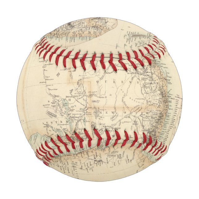 Pelota De Béisbol Australia y Nueva Zelanda (Anverso)