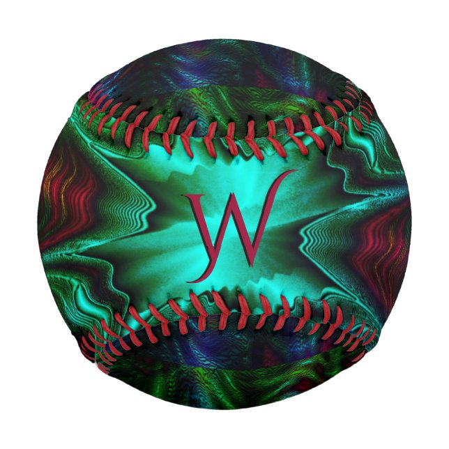 Pelota De Béisbol Awesome Green Quartz (Anverso)