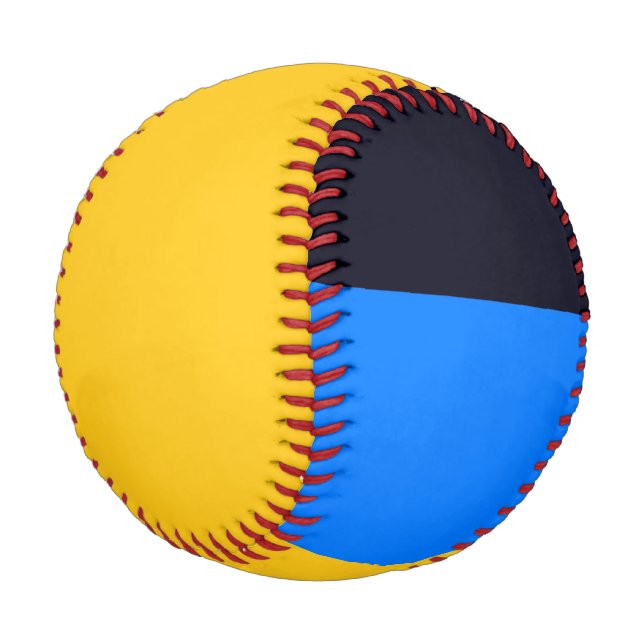 Pelota De Béisbol Azul amarillo (Angular)