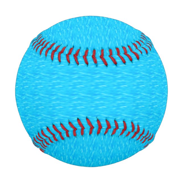 Pelota De Béisbol Azul cielo (Anverso)