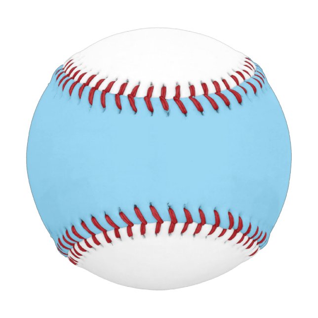 Pelota De Béisbol azul de bebé color (Anverso)