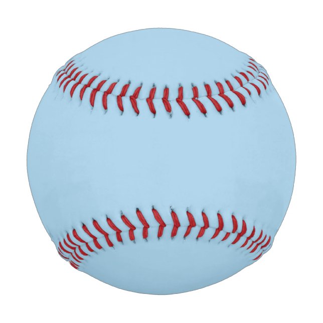 Pelota De Béisbol Azul de cornflores sólido (Anverso)