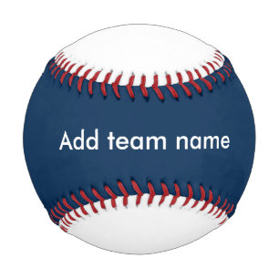 Pelota De Béisbol Azul oscuro y blanco