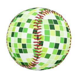 Pelota De Béisbol Azulejos de Piscina, Baldosas Mosaico Verdes, Patr