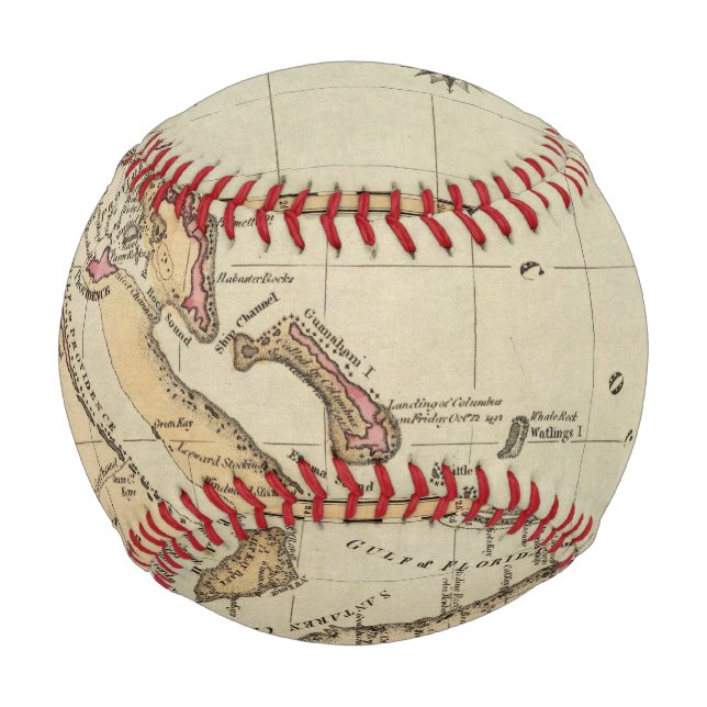 Pelota De Béisbol Bahamas (Anverso)